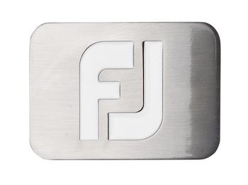 FootJoy Letter Buckle Infill Buckle - White - main image